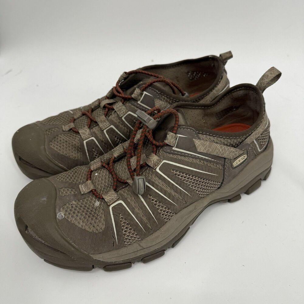 KEEN Shoes Mens 9 Brown McKenzie II Bungee Water Sandals Trail Hiking Sandals
